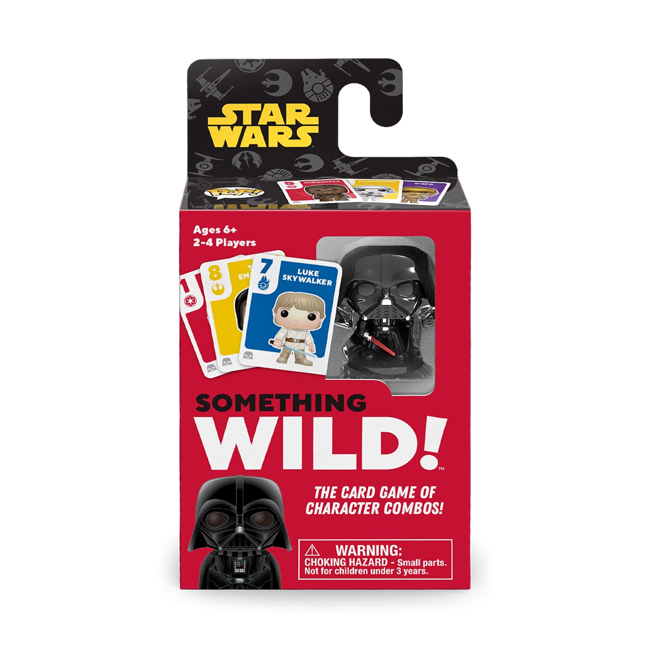 Funko Something Wild Family Card - Star Wars Darth Vader(Includes Collectable Mini POP!) Ideal For Children Ages 6 And Up - Fun For The Whole Family Board Game 58687