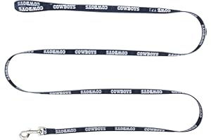 NFL Dallas Cowboys Team Pet Leash, 0.75-inches by 60-inches, Blue