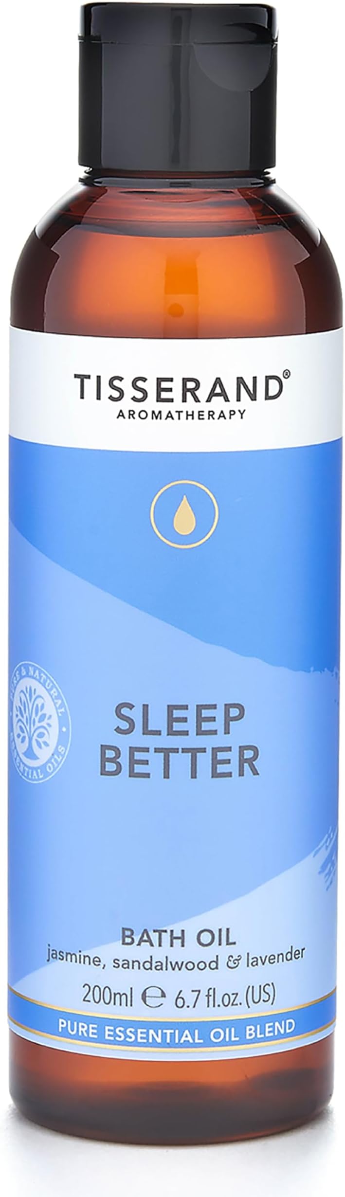 Tisserand Lavender and Chamomile Bath Oil 200ml Sleep Better
