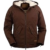 Outback Trading Company womens Canvas Heidi Warm Water-resistant Zippered Outerwear Western Jacket With Hip Pockets