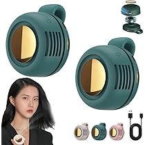 Clip On Fan, Portable Silent Mini Bladeless Fan, 3 Speeds Clip-on Fans For Shirt - View #10