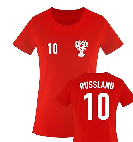 EM 2016 | Trikot | Russland | WUNSCHDRUCK | Damen T-Shirt