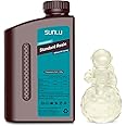 SUNLU 3D Printer Resin 1kg, Fast Curing Standard 3D Resin for LCD DLP SLA 3D Printers, 395 to 405nm UV Curing 3D Printing Liquid Photopolymer Resin, Low Shrinkage, High Precision, 1000g, Clear