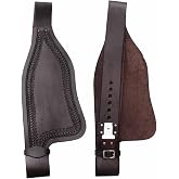 Horse Western Adult Tooled Leather Replacement Saddle Fenders 5222