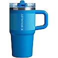 Stanley Quencher ProTour Flip Straw Tumbler with Leakproof Lid 20 oz | Built-In Straw and Handle | Cup Holder Compatible for Travel | Insulated Stainless Steel Cup | BPA-Free | Azure Fade