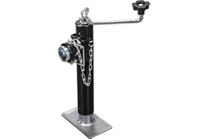TCE ATR39003U-1 Torin Weld on Pipe Mount Swivel Trailer Jack: 2000 LBs Capacity, Black