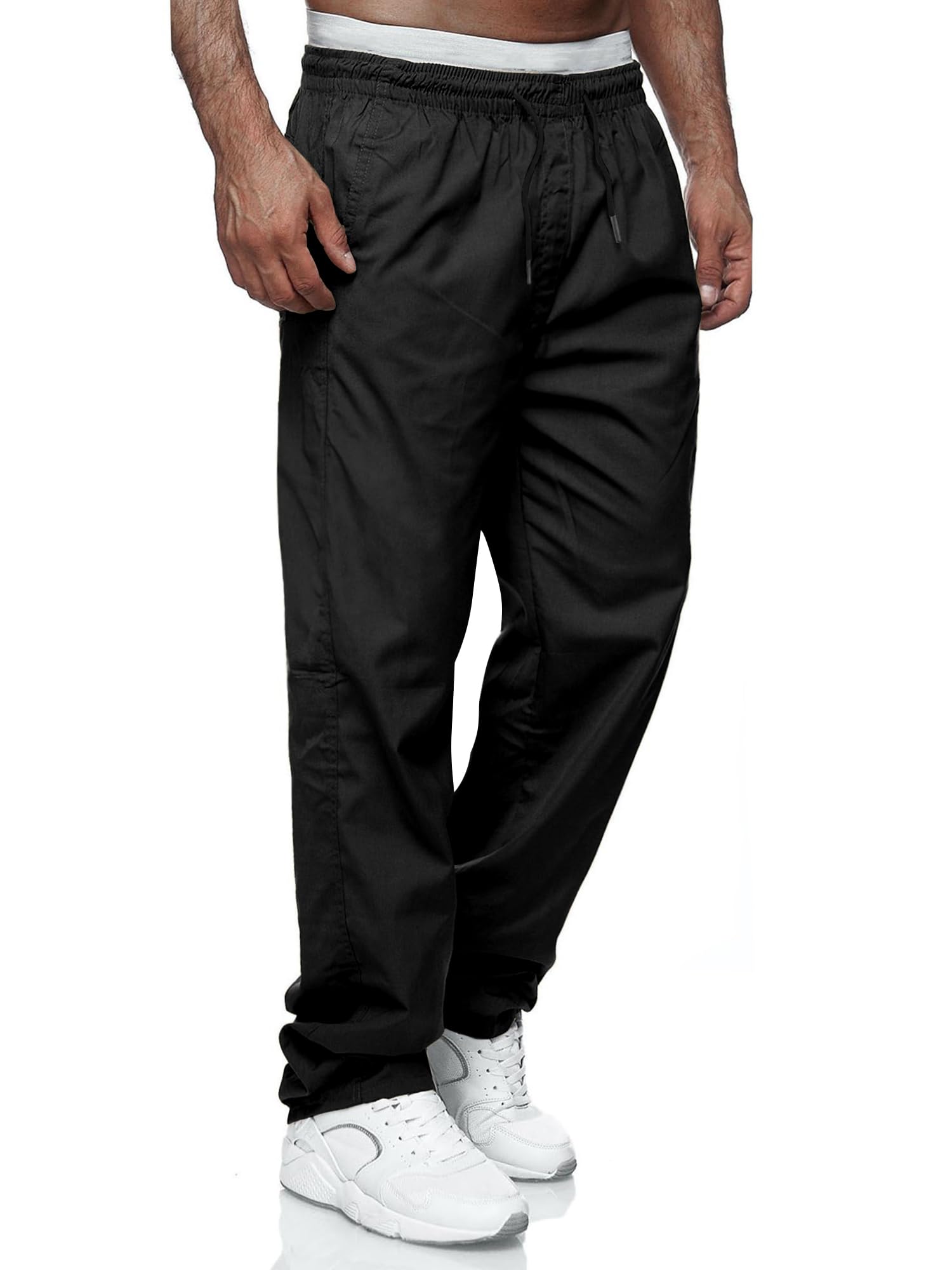 Comdecevis Mens Casual Drawstring Sweatpants with
