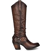 Cuadra Women's Tall Boot in Bovine Leather Brown