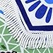 Ricdecor Round Beach Towel Large Mandala Beach Towel Blanket with Tassels Ultra Soft Super Water Absorbent Multi-Purpose Beach Throw 59 inch across By (NO.52)
