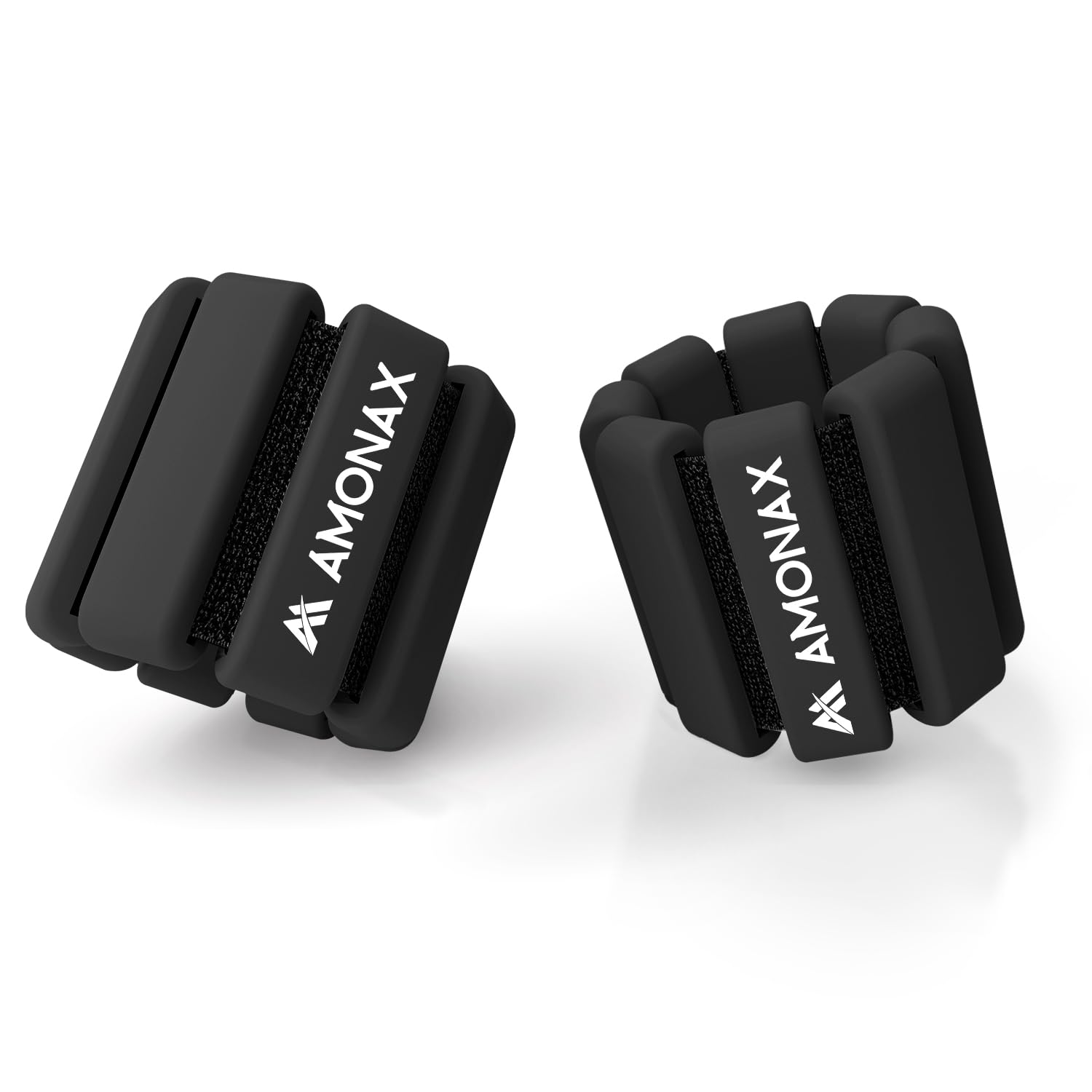 Amonax Adjustable Ankle and Wrist Weights Set, Fitness Leg Weights for Women Men, 1lb/2lb Pair for Strength Training, Pilates Weights Running Swimming Weights, Hand Arm Weights for Yoga, Dance
