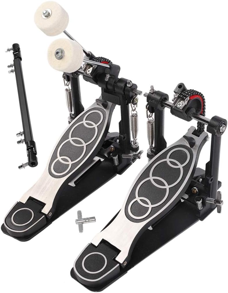 Heavy-Duty Pro Quality Drum, Bass Drum Set Double kick Pedal Beater Percussion Instrument Part Replacement