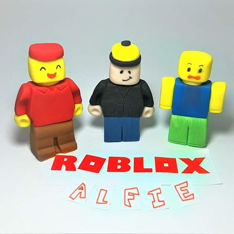 Jncakes Roblox Cake Toppers Edible Icing Personalised - 