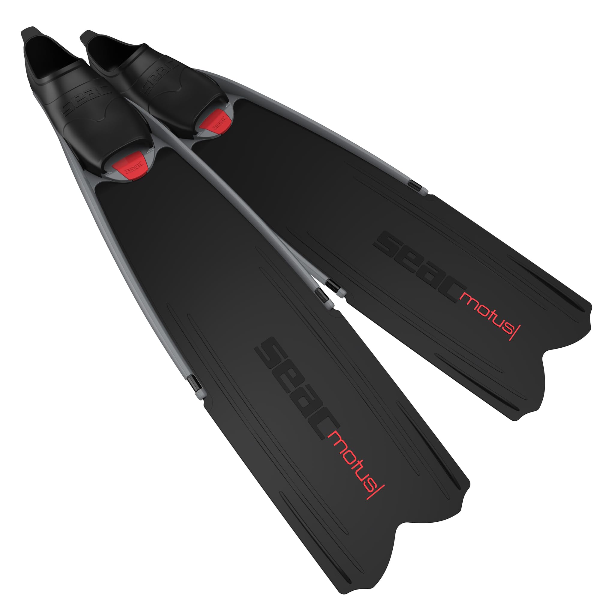 SEAC Motus, Long Free Diving Soft and Powerful Fins for Spearfishing
