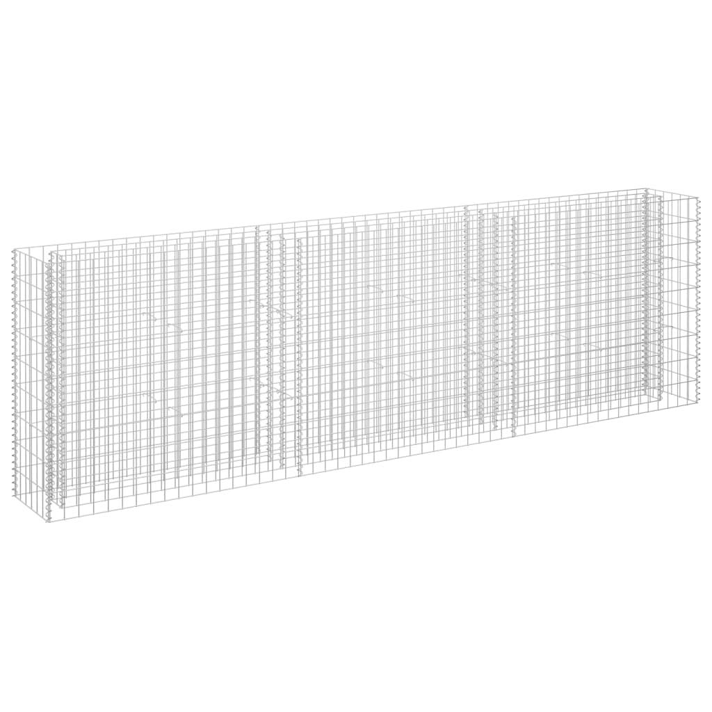 vidaXL Rectangular Gabion Raised Garden Bed