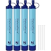 Personal Water Filter Straw Outdoor Portable Filtration Emergency Survival Gear Water Solutions Tactical Gear for Hiking Camping Accessories Travel Hunting Fishing Outing Backpacking