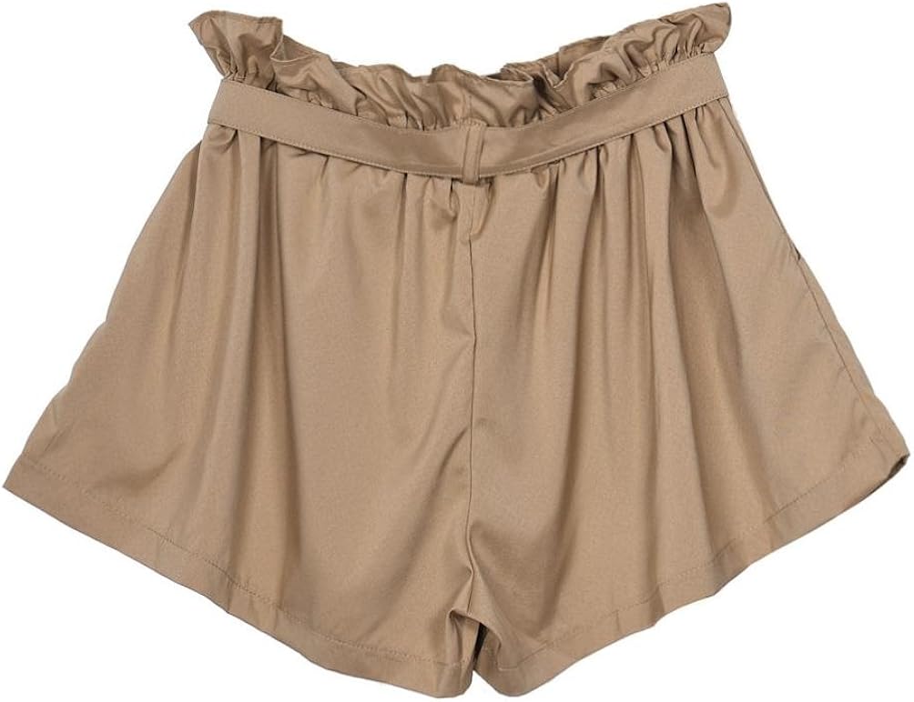 high waisted frill shorts