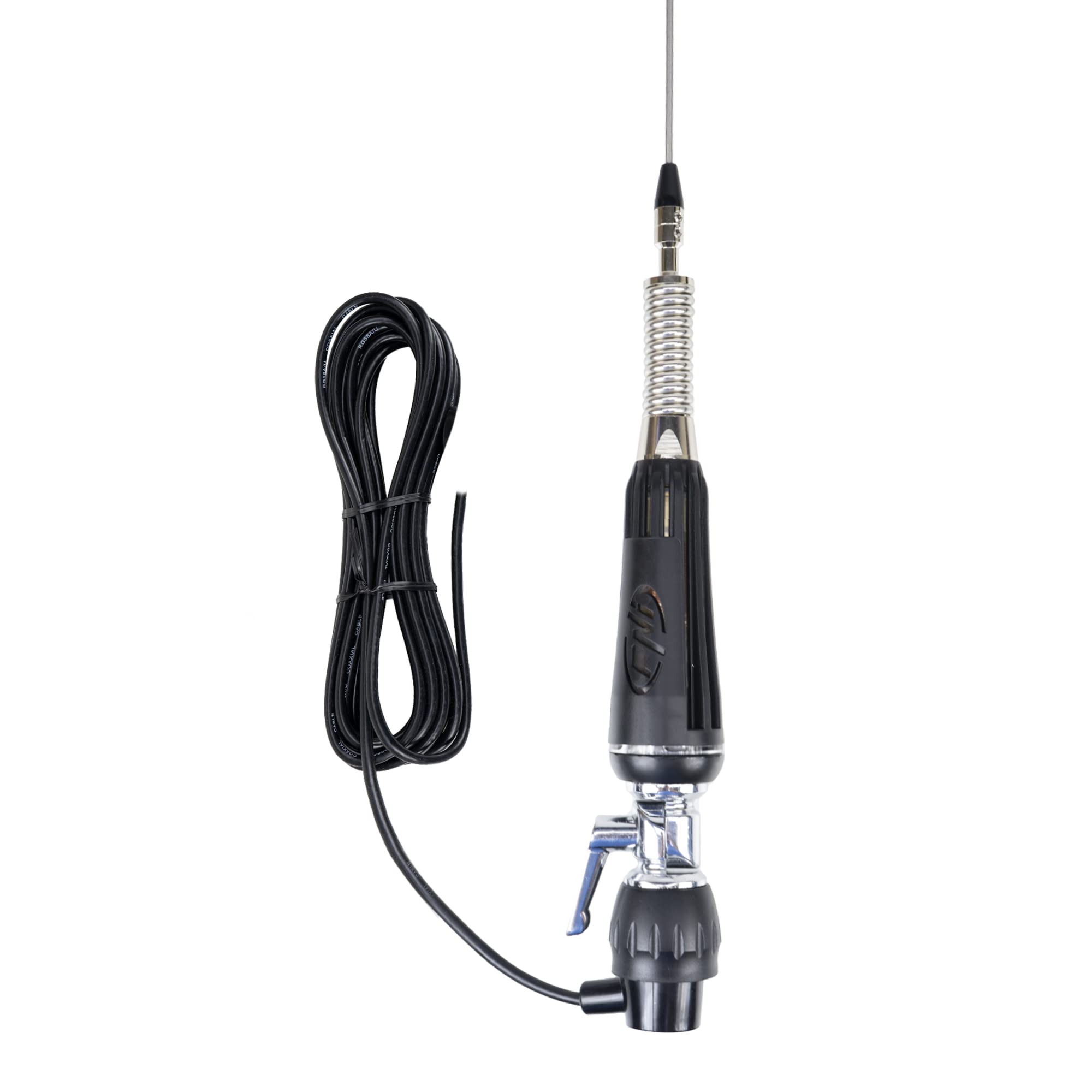 PNI LED 1000 Foldable CB Antenna 80 cm Long with Cable and Fixed Butterfly Mount 26-30 MHz 300 Watt
