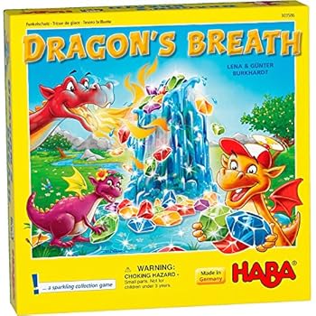 HABA Dragon's Breath - 2018 Kinderspiel des Jahres (Children's Game of The Year) Winner - an Exciting Collecting Game for 2-4 Players Ages 5+