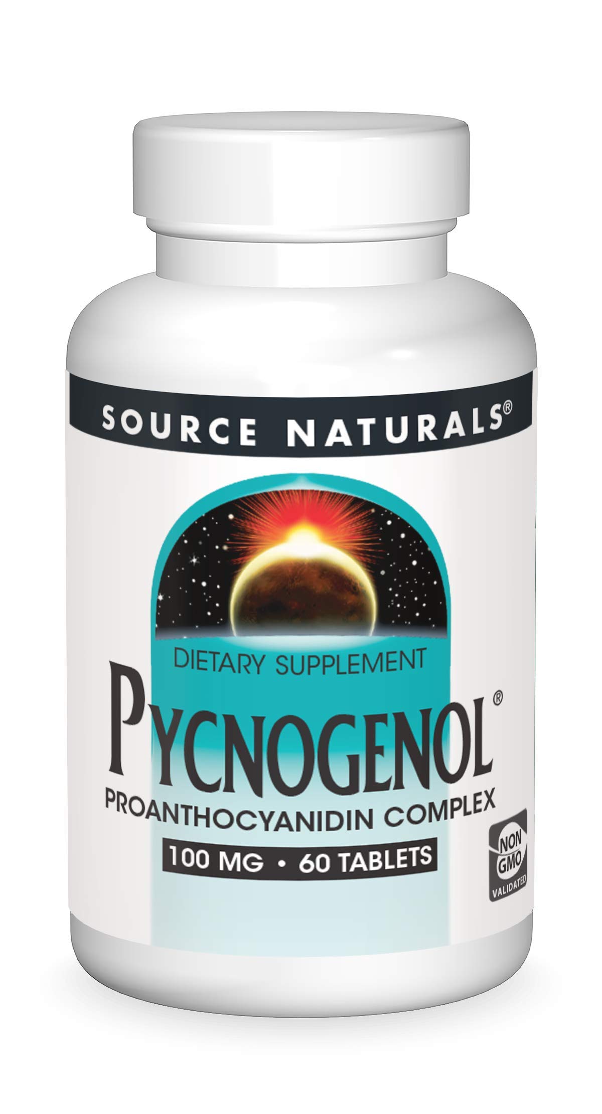 Source Naturals Pycnogenol 100 mg Proanthocyanidin Complex 60 Tablets