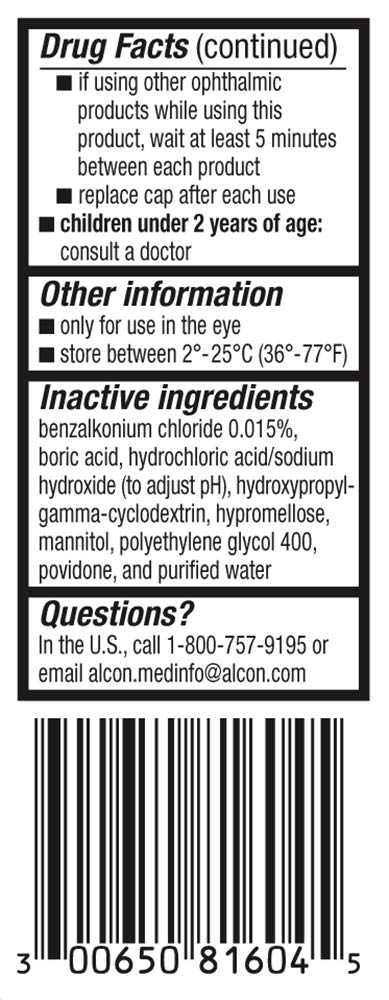 Pataday Once Daily Relief Extra Strength Relief, 2.5ml (Pack of 1)