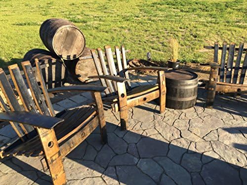 Bourbon Barrel Adirondack Chair