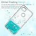 LeYi for Google Pixel 2 XL Case (Not Fit Pixel 2) with HD Screen Protector for Girls Women, Glitter Bling Sparkle Liquid Quicksand Flowing TPU Protective Cute Phone Case for Google Pixel 2XL Turquoise