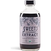 Organic Elderberry Extract | Unsweetened Elderberry Immune Support | Vegan | Keto and Diabetic Friendly | 8 fl oz Bottle | Alcohol-Free | Certified USDA Organic