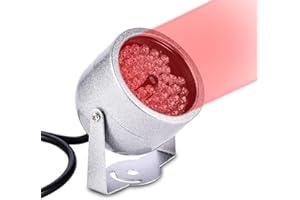 POMYA 48 LED IR Lights,Intelligent Infrared Night Vision Light for Security CCTV Camera,48-LED IR Light for Indoor or Outdoor Lights