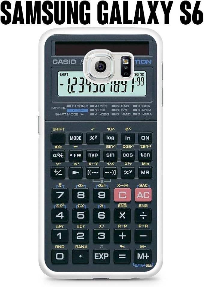 Phone Case Scientific Calculator for Samsung Galaxy S6 SM