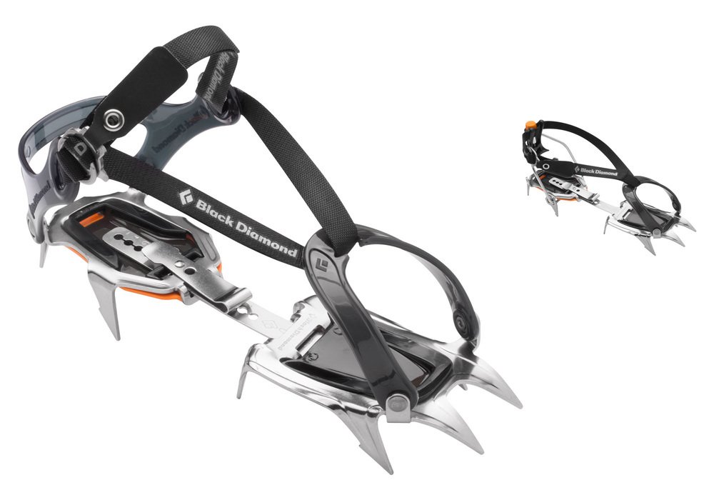 Diamond Contact Crampon, Shiny Black