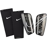 Nike Mercurial Lite Shin Guard (Black/Black/White, Large)