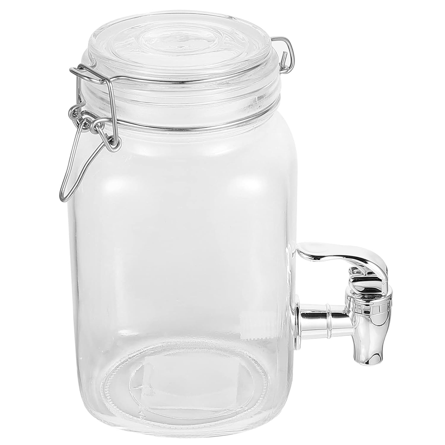 Buy UPKOCH Glass Dispenser Jar Beverage Dispenser Glass Jar with Tap