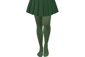 Lastclream High Waisted Tights for Women Cosplay Costume Stockings 80 Denier Semi Opaque Pantyhose Full Footed