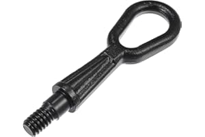 X AUTOHAUX Tow Hook Compatible for BMW X3 E83 2004-2010 for BMW X5 E53 E70 2000-2013, Durable Metal Black Front Rear Bumper T