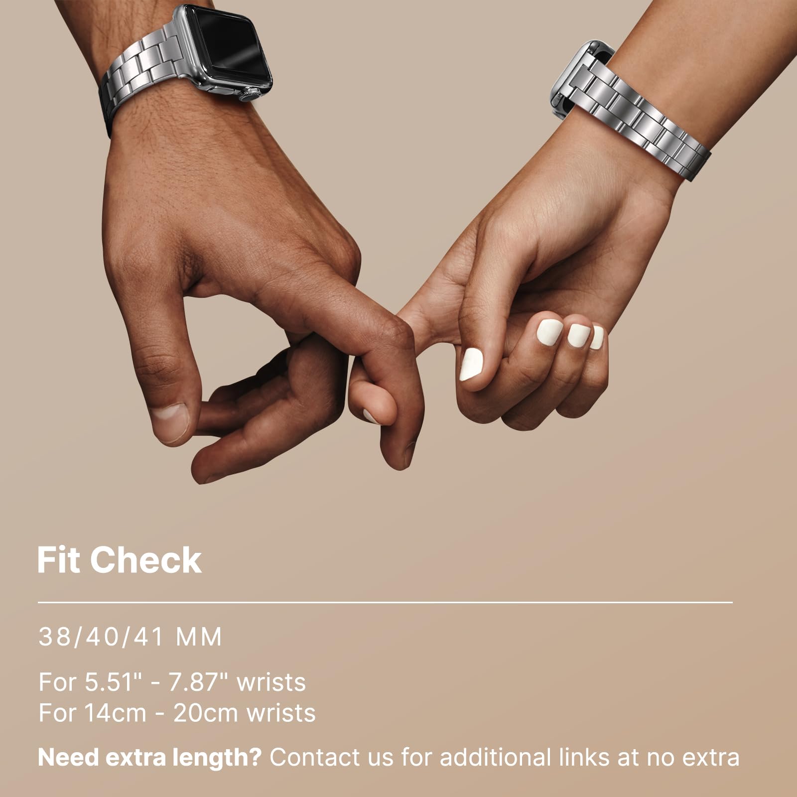 Fullmosa No Tools Needed Compatible with Apple Watch Bands for Women Men 41mm 40mm 38mm 46mm 49mm 45mm 44mm 42mm, Metal Strap with Case for iWatch Series 11 10 9 8 7 6 5 4 3 2 1 SE3/2/1 Ultra3/2/1, 38mm 40mm 41mm, Silver