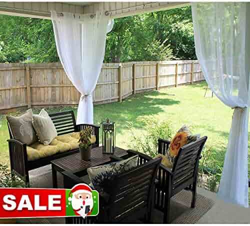 Heavy Duty Against Wind Waterproof Outdoor Blackout Curtain Drapes