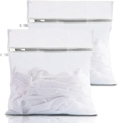 Shakeel Mesh Laundry Bags 2pcs 30 x 40cm with Zips Delicates Wash Bag