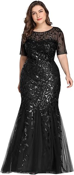 amazon uk plus size evening dresses