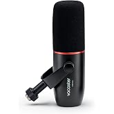 Focusrite DM14v Microphone | Broadcast Quality Dynamic Microphone for Podcasters, Built in Wind Shield and Shock Mount, XLR Cable Included