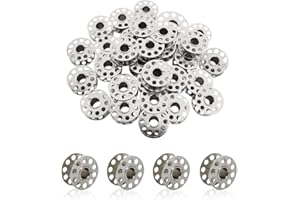 30 Pcs Metal Bobbins for Sewing Machine, Metal Bobbins, for Home Embroidery or Sewing Machines