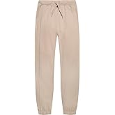 Nautica Girls School Uniform Jogger Pants, Elastic Waistband with Drawstring Closure, Stretch Performance Fabric