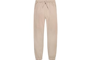 Nautica Girls School Uniform Jogger Pants, Elastic Waistband with Drawstring Closure, Stretch Performance Fabric