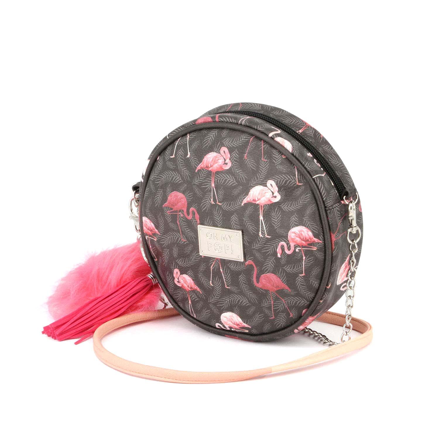 Oh My Pop! Flaminpop-Round Shoulder Bag Messenger Bag