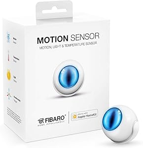Fibaro USA FGBHMS-001 Motion Sensor, HomeKit-enabled Multi-Sensor