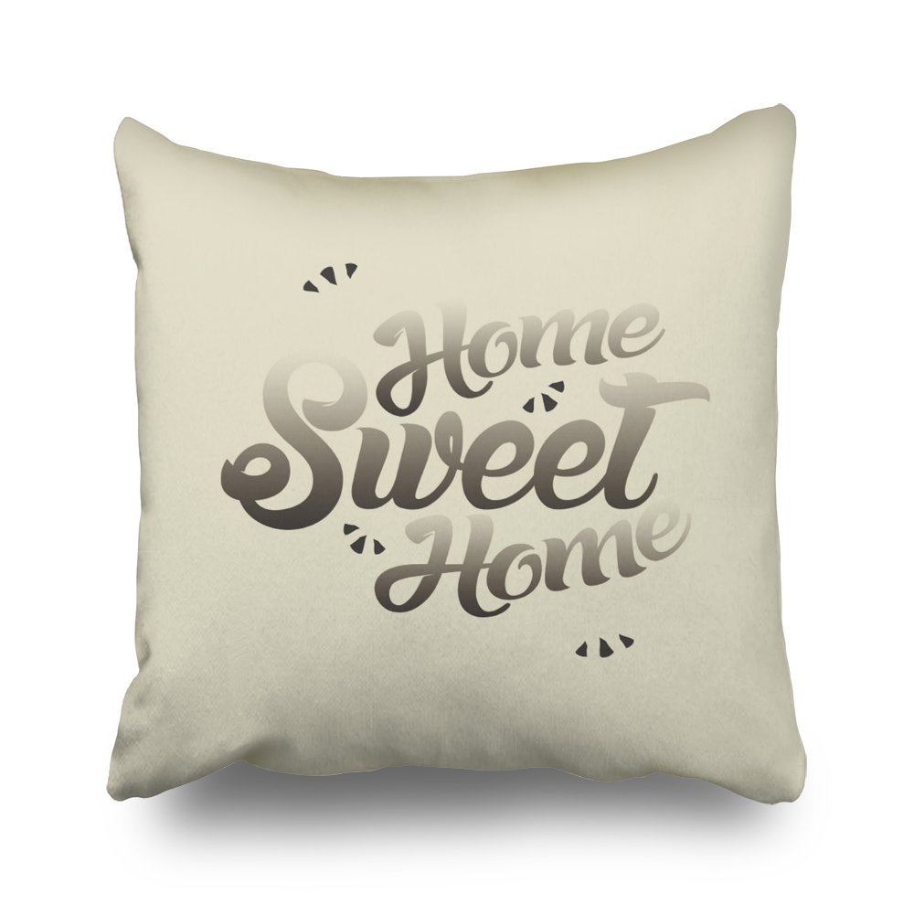 And Cotton Zipper Hidden Decorative Gift Pillowcase Cover Cushion Sofa Home Home Sweet Inch Home 16 X 16 Couch Bed For Covers Pillows Throw Pakaku Polyester Sunlight Beach Summer Decorative Pillows Patio Seating More Order Www Fishtail Ie