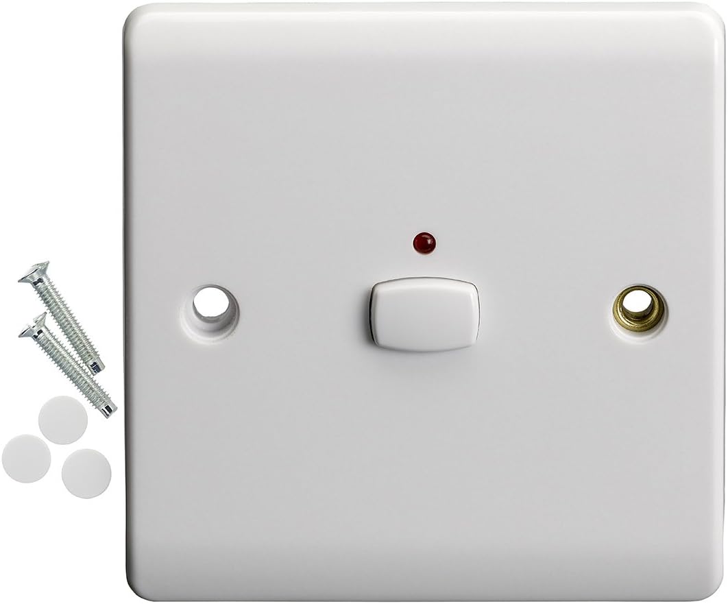 EnergenieMIHO010 Alexa Compatible 1-Gang Mi-Home Dimmer, White