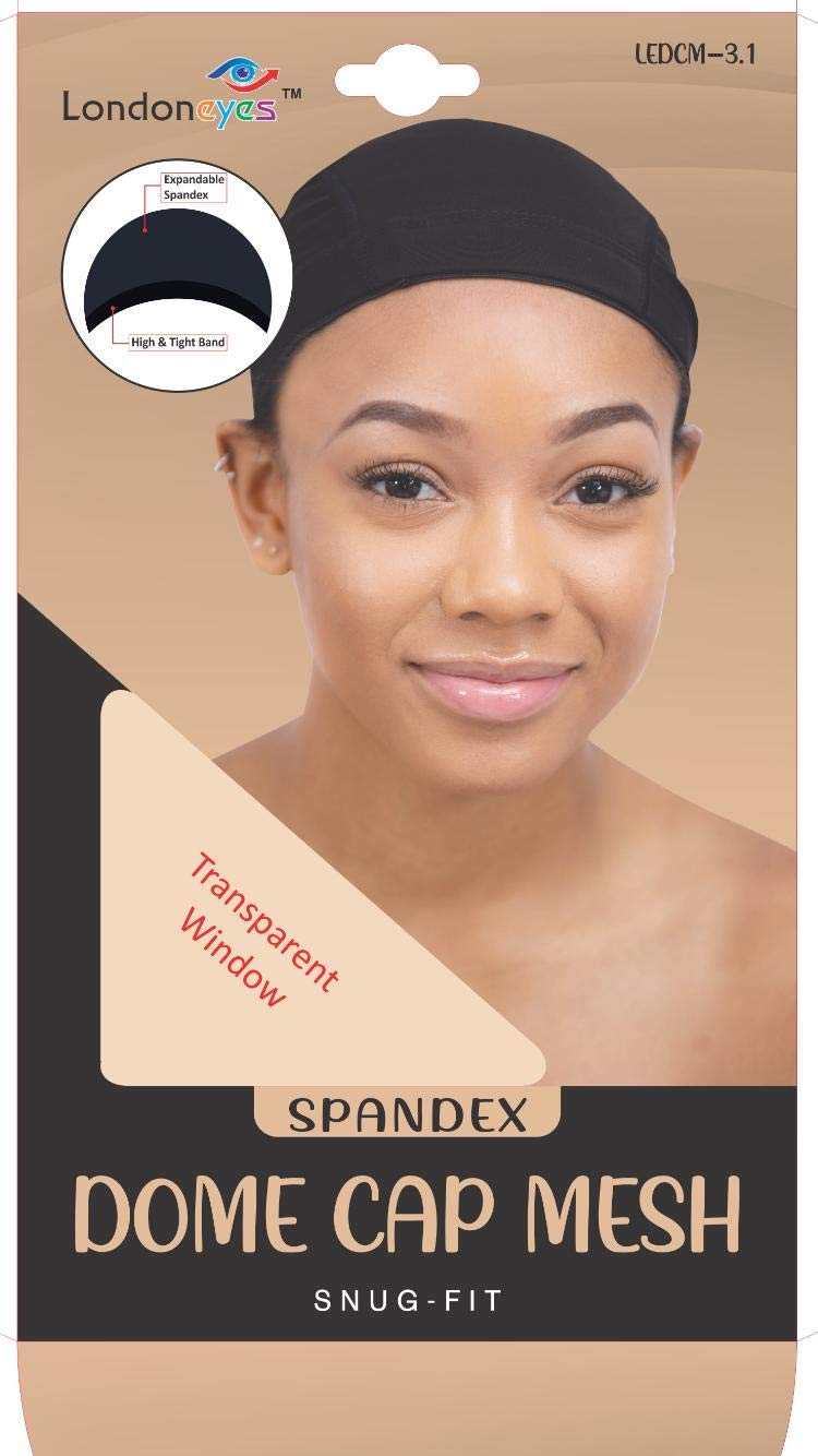 Dome Cap Breathable Mesh (Black, L)