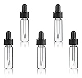 MagnaKoys 1 Dram 1/8 oz Clear Glass Vials