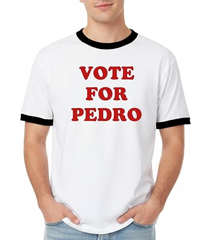 Fonhark – Tazza Da Caffè Napoleon Dynamite 'Vote For Pedro', 325 Ml, Ceramica, Stampata Su Entrambi I Lati, Bianca