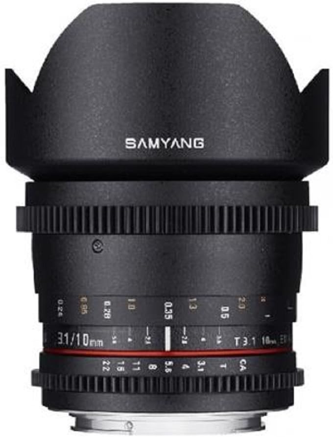 Samyang Cine SYCV10M-S 10mm T3.1 Cine Wide Angle Lens for Sony Alpha Cameras